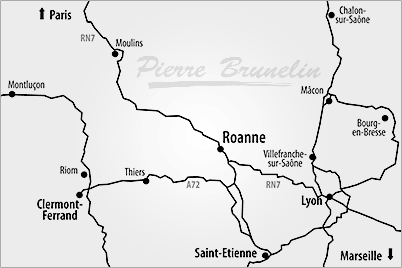 Brunelin - Plan d'acc&egrave;s